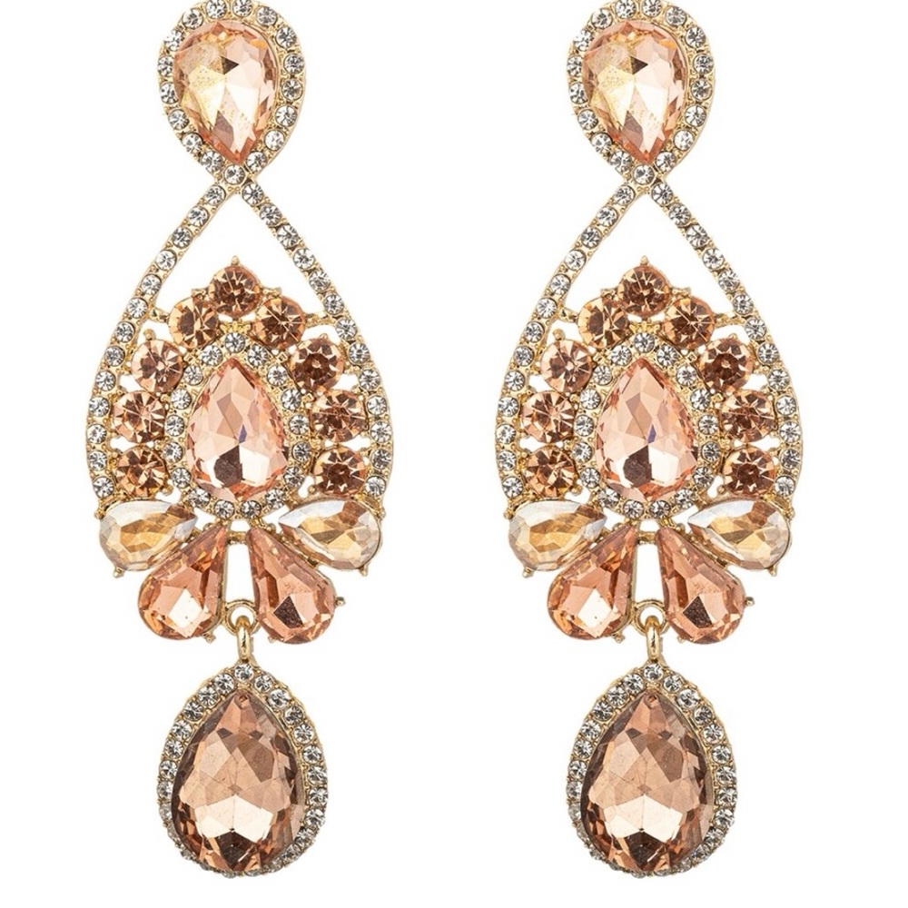 Eye Candy LA Rose Gold Color Kathrine Earrings